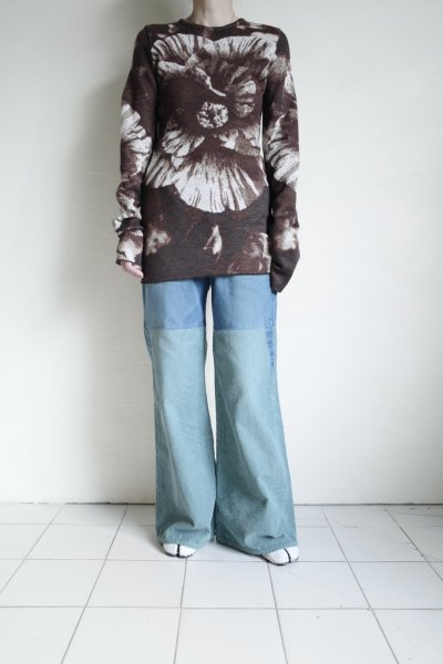 画像18: Mediam       Photo Knit Pullover・B