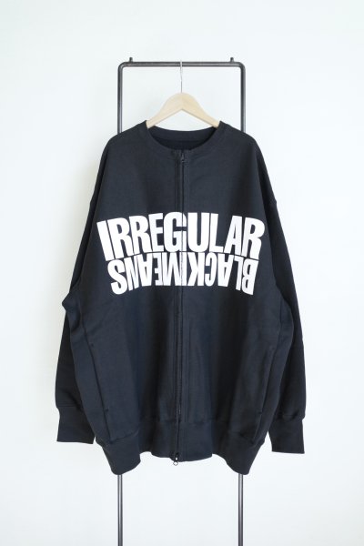 画像1: blackmeans irregular       ビッグスウェットブルゾン