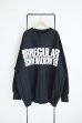 画像1: blackmeans irregular       ビッグスウェットブルゾン (1)