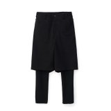 beauty・beast       6Q Layered Sarrouel・black