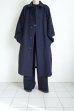 画像15: FOLL       washed wool straight slacks・dark navy