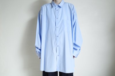 画像9: FOLL       cotton broad everyday shirt・sax