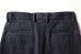 画像7: FOLL       washed wool straight slacks・dark navy