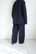 画像15: FOLL       washed wool hand sewing jacket・dark navy