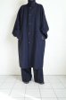 画像24: FOLL       washed wool bal collar coat・dark navy