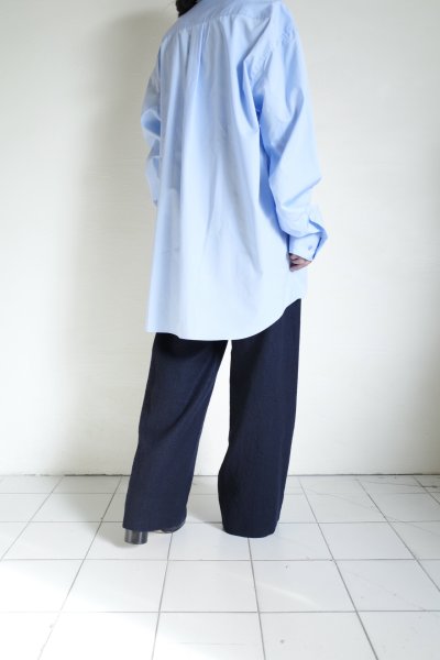 画像15: FOLL       cotton broad everyday shirt・sax