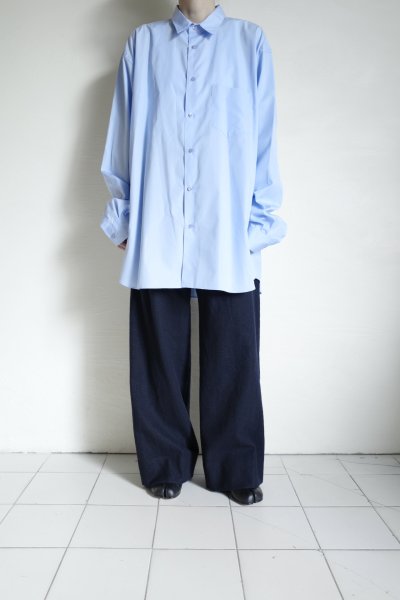 画像12: FOLL       cotton broad everyday shirt・sax