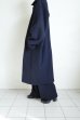 画像17: FOLL       washed wool bal collar coat・dark navy