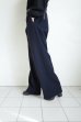 画像8: FOLL       washed wool straight slacks・dark navy