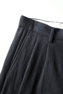 他の写真3: FOLL       washed wool straight slacks・dark navy