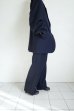 画像14: FOLL       washed wool hand sewing jacket・dark navy