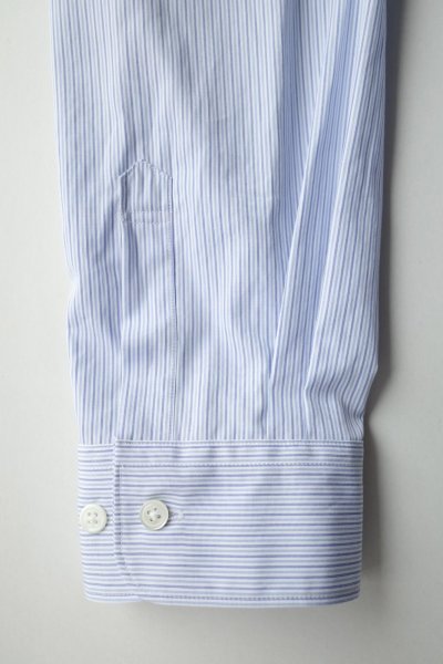 画像6: FOLL       cotton broad everyday shirt・stripe