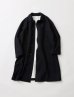 画像1: FOLL       washed wool bal collar coat・dark navy (1)
