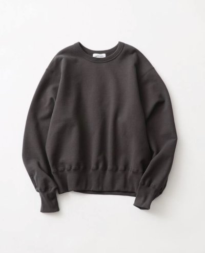 画像1: FOLL       max heavy sweat crew・charcoal
