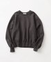画像1: FOLL       max heavy sweat crew・charcoal (1)