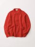 画像1: FOLL       washed soft wool cardigan・red (1)