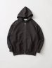 画像1: FOLL       max heavy zip hoodie・charcoal (1)