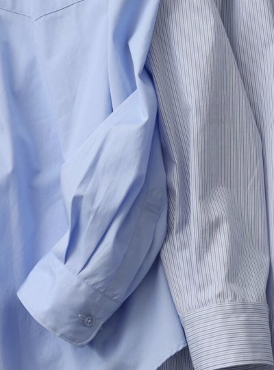 画像4: FOLL       cotton broad everyday shirt・stripe