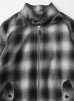 画像2: FOLL       wool check harington jacket・black check (2)