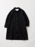 画像2: FOLL       washed wool bal collar coat・dark navy (2)