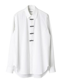 TAKAHIROMIYASHITATheSoloist.       flyfront ribbon shirt.