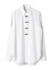 画像1: TAKAHIROMIYASHITATheSoloist.       flyfront ribbon shirt. (1)