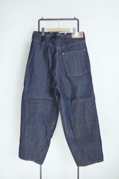 画像2: SKEWed        Coin Pocket Pants・rinsed indigo denim