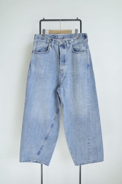 画像1: SKEWed        Coin Pocket Pants・stone washed indigo denim