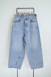 画像1: SKEWed        Coin Pocket Pants・stone washed indigo denim (1)