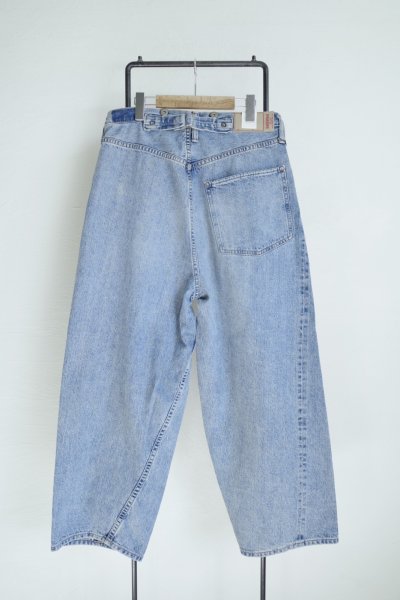 画像2: SKEWed        Coin Pocket Pants・stone washed indigo denim