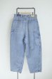 画像2: SKEWed        Match Pocket Pants・stone washed indigo denim (2)