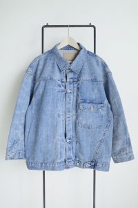 SKEWed        El Dorado Jacket・stone washed indigo denim