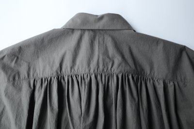 画像10: tactor       back gathered big shirt・khaki