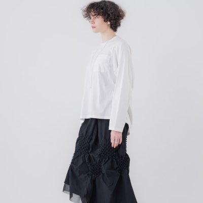 画像3: tactor       asymmetry long T-shirt・white