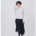 画像2: tactor       asymmetry long T-shirt・white (2)