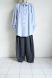 画像15: tactor       back gathered big shirt・blue