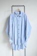 画像4: tactor       back gathered big shirt・blue
