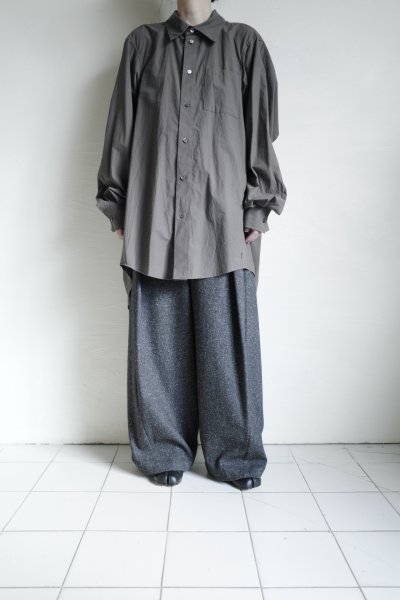 画像15: tactor       back gathered big shirt・khaki