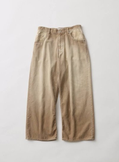 画像1: FOLL       corduroy wardrobe 5p pants・camel