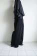 画像13: Dulcamara      モールスキンシンプル2タックワイドパンツ・ブラック (13)