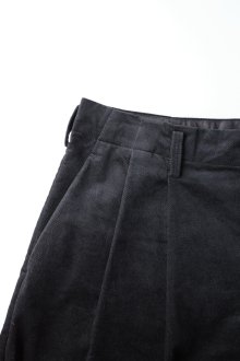 他の写真3: Dulcamara      モールスキンシンプル2タックワイドパンツ・ブラック