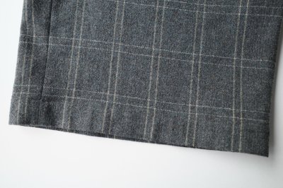 画像15: Dulcamara　　　　　　オーバーラップチェック2Wayルーズパンツ・チャコールグレイ