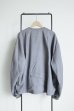 画像2: Dulcamara　　　　　　よそいきバックポケットZipブルゾン・ミックスグレイ (2)