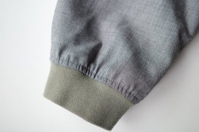 画像13: Dulcamara　　　　　　よそいきバックポケットZipブルゾン・ミックスグレイ