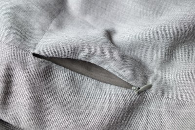 画像12: Dulcamara　　　　　　よそいきバックポケットZipブルゾン・ミックスグレイ