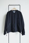 Dulcamara　　　　　　よそいきバックポケットZipブルゾン・ブラック