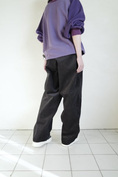 画像14: RELAX FIT       リラックスフィット ”Corduroy easyslacks”コーデュロイイージースラックス・ブラック