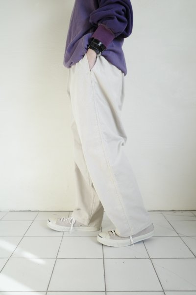 画像9: RELAX FIT       リラックスフィット ”Corduroy easyslacks”コーデュロイイージースラックス・クリーム
