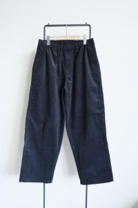 RELAX FIT       リラックスフィット ”Corduroy easyslacks”コーデュロイイージースラックス・ブラック