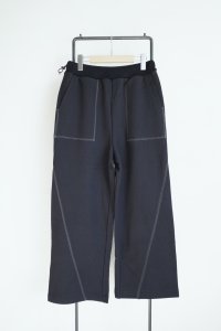 Dulcamara　　　　　　ランダムバックパイルバギーパンツ・ブラック